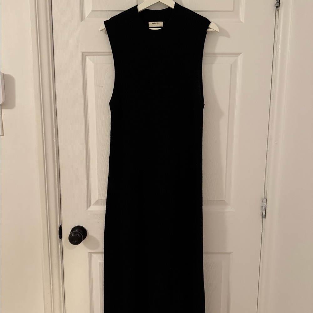 Babaton Black Midi Dress